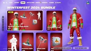 FREE WINTERFEST SKIN in Fortnite! (Travis Scott Returns, Present Rewards, XP)