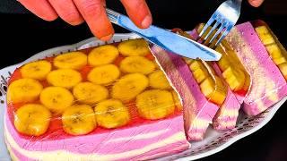 Торт желе без выпечки – домашний десерт за 5 минут! Вкусный и простой рецепт. o7