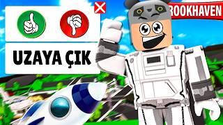 UZAYA GİTTİM!! - Roblox Brookhaven