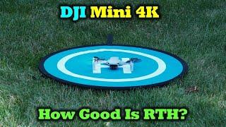 DJi Mini 4K - Return To Home Test - Essential Safety Feature