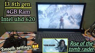 Rise of the tomb raider game tested on low end pc|i3 8GB ram & Intel uhd 620|Smooth or laggy|