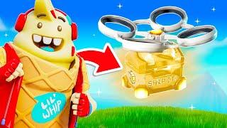 The DRONE *ONLY* CHALLENGE in Fortnite Chapter 5!