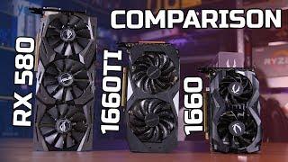 GTX 1660TI VS GTX 1660 VS RX 580