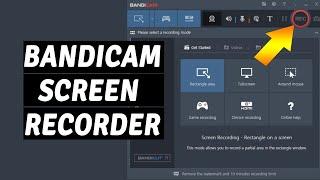 Bandicam Screen Recorder Tutorial - how to use bandicam screen recorder