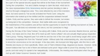 Negima - Character Profile (Yue Ayase) (From the Negima Wiki)