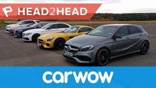 Ultimate Mercedes-AMG Drag Race: six cars... 2983hp... one winner! | Head2Head