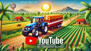 Indian Tractor Driving Simulator 3D - Real Farming Transport Walkthrough - Android GamePlay