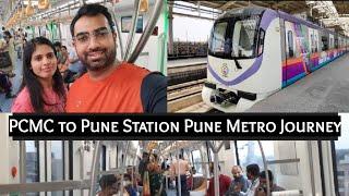 Pune Metro | PCMC to Pune Station Pune Metro Journey | Pune Metro Route | Pune Metro Vlog