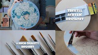 Trekell Acrylic Brush Set - Alyssa Mees - Brushes For Acrylic Painting