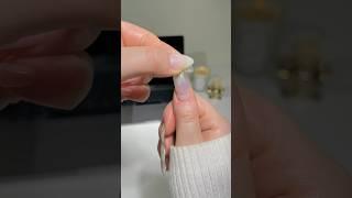 ASMR PRESS ON APPLICATION  #asmr #shorts #nails @nailboo