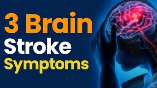 3 Brain Stroke Symptoms | ब्रेन स्ट्रोक के लक्षण | SRIAAS