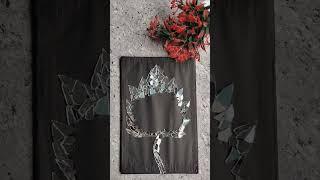 Diy Broken Mirror Art #Mosaic #Mirror #Crafts #Walldecorationidea