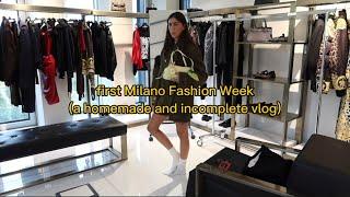 my first milano fashion week - prada show, versace fitting and non-fashion moments