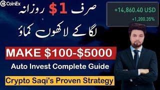 Safest Auto Invest Daily Profit Formula - Get 100-500% Profit with CoinEx