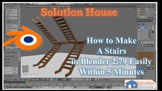 How to Make Stairs In Blender 2 79 # Easiest way to make stairs in Blender!