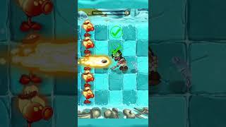 PvZ 2 - Primal Peashooter Level Max Vs Level of  Sloth Gargantuar Zombie Team