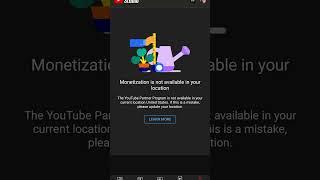 Monetization Not Available In Your Location-This Problem Solved In 2 Minutes|Monetize Problem 2023