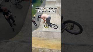 **THIS ANGLE IS INSANE!!!!** #bmx#bikes#cycling#shorts#bikelife#bicycle#bmxlife#ourbmx#bikelover