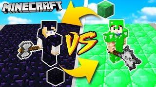 EMERALD VS OBSYDIAN - MINECRAFT | Vito VS Bella