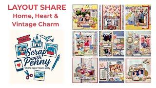 Layout Share 7 | Home, Heart & Vintage Charm | Jana Eubank for Simple Stories