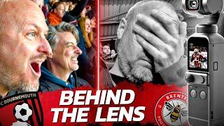 The SECRETS of Vlogging at the Football  AFC Bournemouth 1-2 Brentford