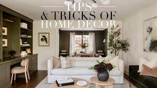 Home decor tips & tricks