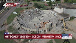 OKC residents reminisce on iconic 'egg-shaped' First Christian Church's impact following demolition