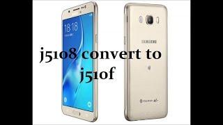 j5108 unlock bootloader & convert j510f success