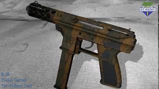 Tec-9 Rust Leaf - Skin Wear Preview