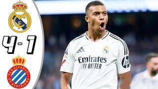 Real Madrid vs Espanyol 4-1 - All Goals & Highlights - 2024