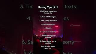 Raving tips #rave #ravelife #edm #edmlifestyle #edmlife #edmfamily #insomniacevents