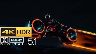 TRON: Legacy - Light Cycle Battle - (Open Matte - HDR - 4K - 5.1)