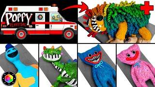 OPERATING POPPY PLAYTIME 4 TOYS! (Doey, Yarnaby, Pianosaurus, Huggy) Clay | PlastiVerse