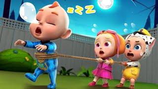 Shh! He's Sleepwalking | Play Safe Song | Rosoo Nursery Rhymes & Kids Songs