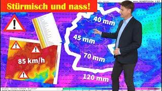 Temperatursturz. Warnung vor Wind, Sturm und Regen: Wie schlimm wird's? Wettervorhersage bis 30.9.