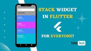 Mastering Flutter Stack Widget: A Step-by-Step Tutorial for Beginners | Flutter UI Design