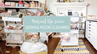 Sewing Room behind the scenes  | Sewing Room Tour | How to organize fabrics