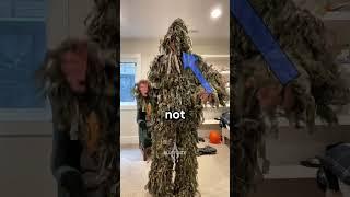 Why snipers avoid ghillies suits?