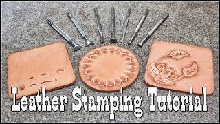 Leather Stamping Tutorial - Craftool Leather Stamps - Leather Tools - #leathercraft @cheaneysaddles