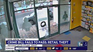 Las Vegas businesses disappointed after crime bill fails to pass in Nevada legislature