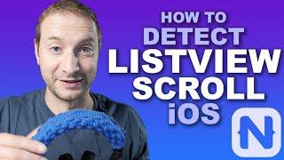 How to Detect ListView Scroll Events in NativeScript | Tutorial | Part 1