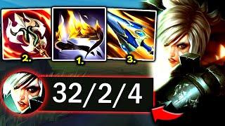 RIVEN TOP IS NOW S+ TIER AND LITERALLY FREE WINS (VERY STRONG) - S14 Riven TOP Gameplay Guide