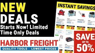 This Weeks Harbor Freight Instant Savings Deals!