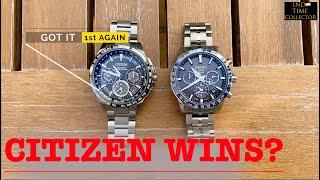 Seiko Astron 5X53 vs Citizen Satellite Wave F900: Which is the Faster Watch?