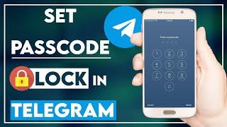 How to Set Password on Telegram | Set Lock on Telegram (2022)