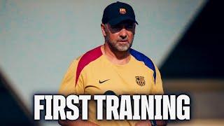 FIRST TRAINING OF THE NEW SEASON  | FC Barcelona 