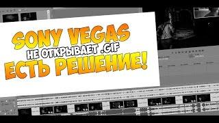 Sony Vegas не открывает gif. Есть решение!