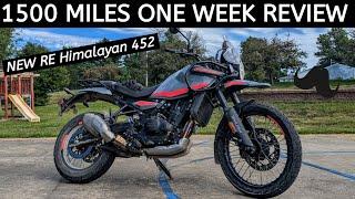 RE Himalayan 452 - One Week 1500 Mile Review - Wahoo!