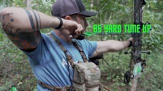 Practice Longer to Shoot Better With You Bow  ||  85 Yard Archery Shots