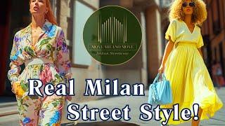 Italian Summer 2025 Street Style : June Milan Fashion Trends